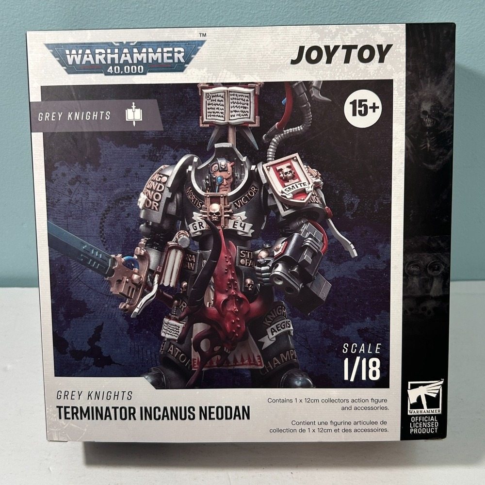 Warhammer 40k Terminator Incanus Neodan Grey Knights JoyToy Figure 1/18 Scale